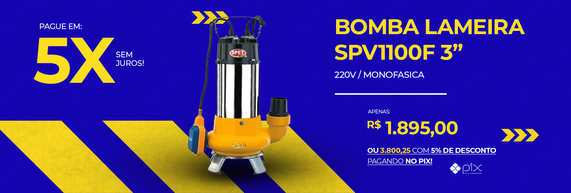 bomba lameira spv1100f 3”