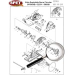 Peça de reposição utilizada na manutenção Serra Circular SPET SP5900B
